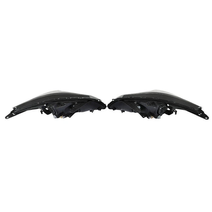 2013-2015 Honda Accord Sedan Halogen Headlights, Integrated LED DRL Assembly, Left & Right Side Pair, Direct OEM Fit