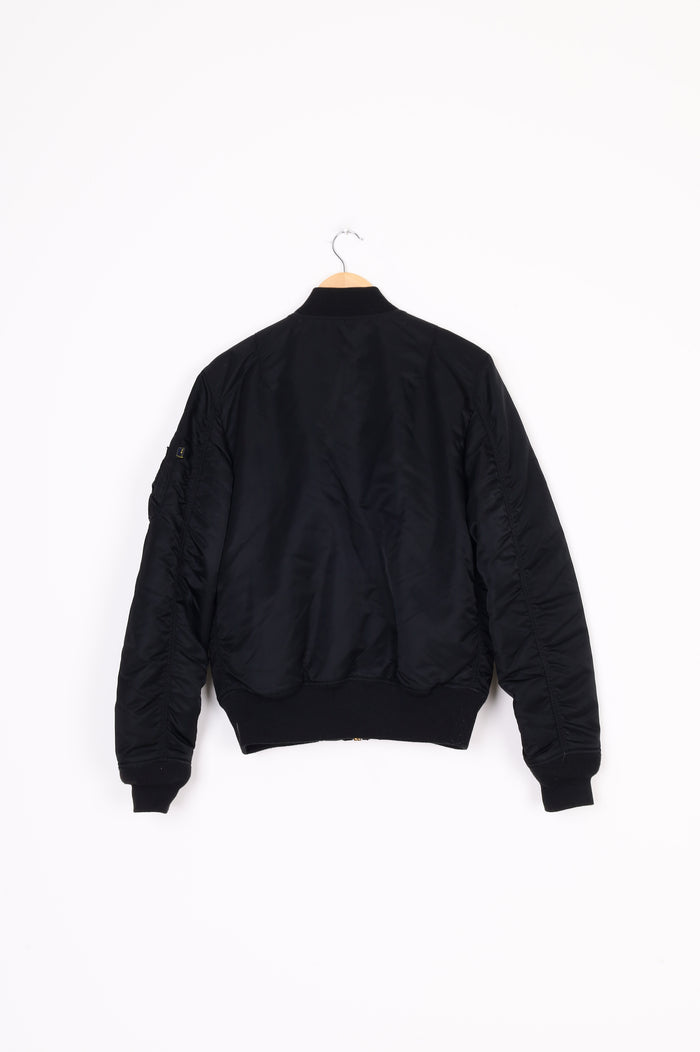 Alpha Industries Mens Black Jacket Size M