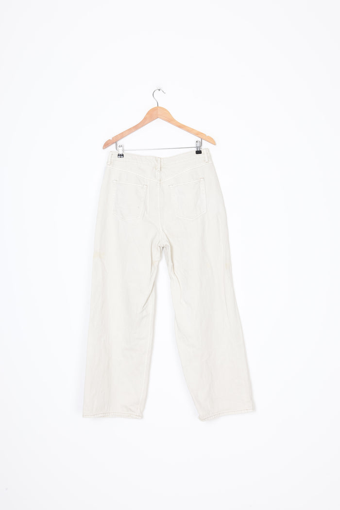 Assembly Label Mens Cream Jeans Size W 30