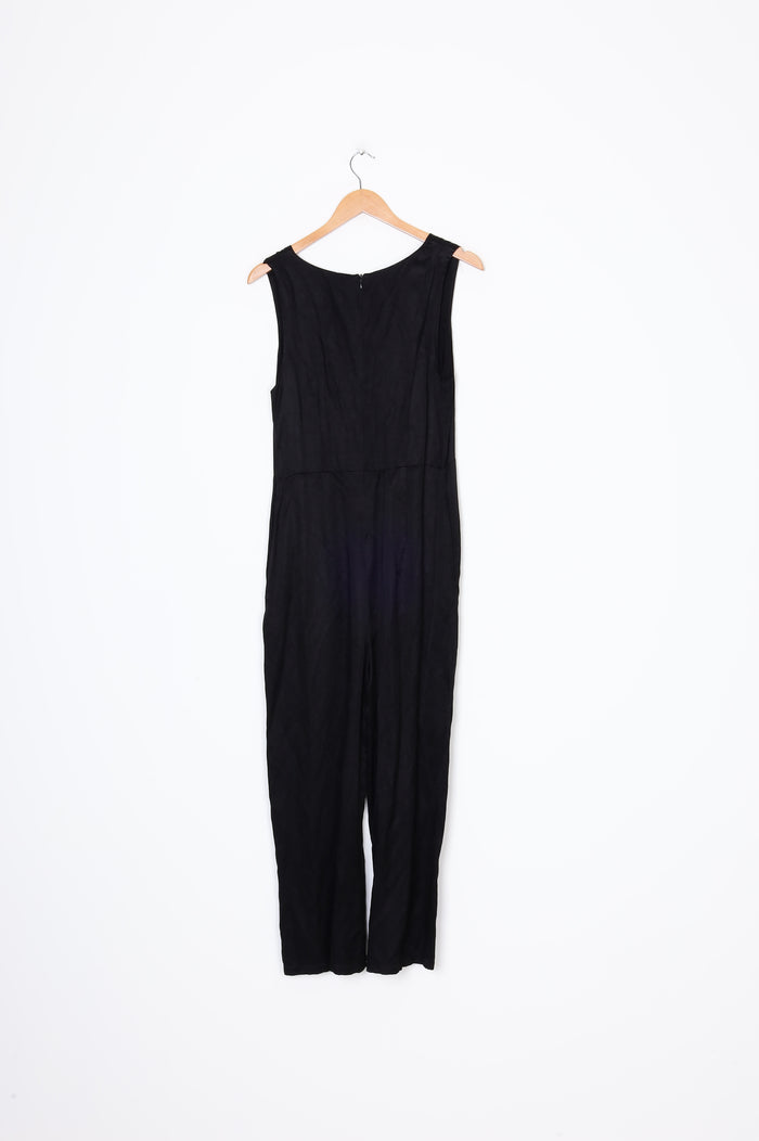 Assembly Label Womens Black Jumpsuit Size 10