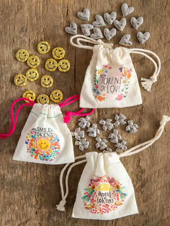 Bag of Tiny Tokens, Set of 12 - Smiley Face-view 4