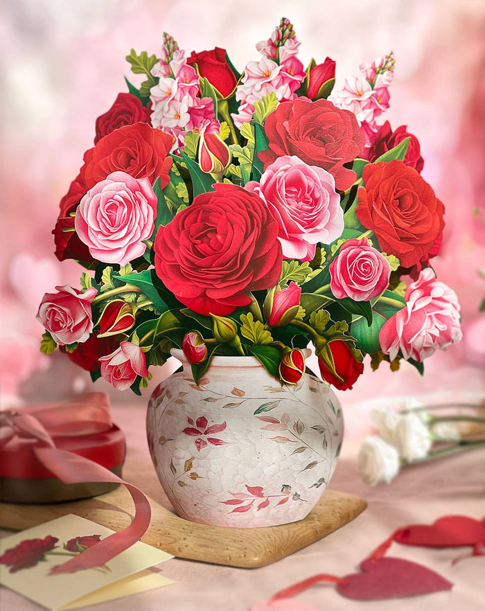 Blooming Roses | Pop-up Greeting Cards