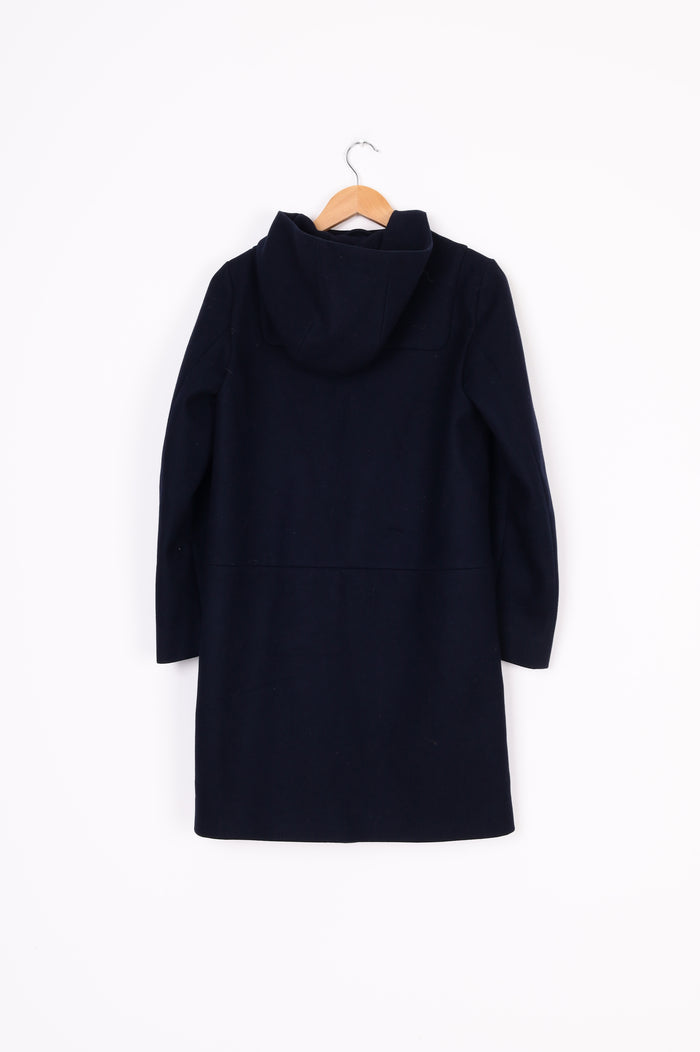 Cos Womens Blue Coat Size 4