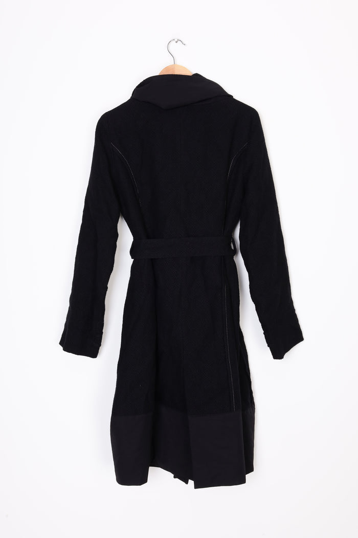 Crea Concept Womens Black Coat Size 42