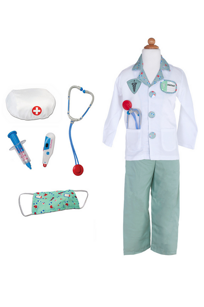 Doctor Set, Includes 8 Accessories, Green