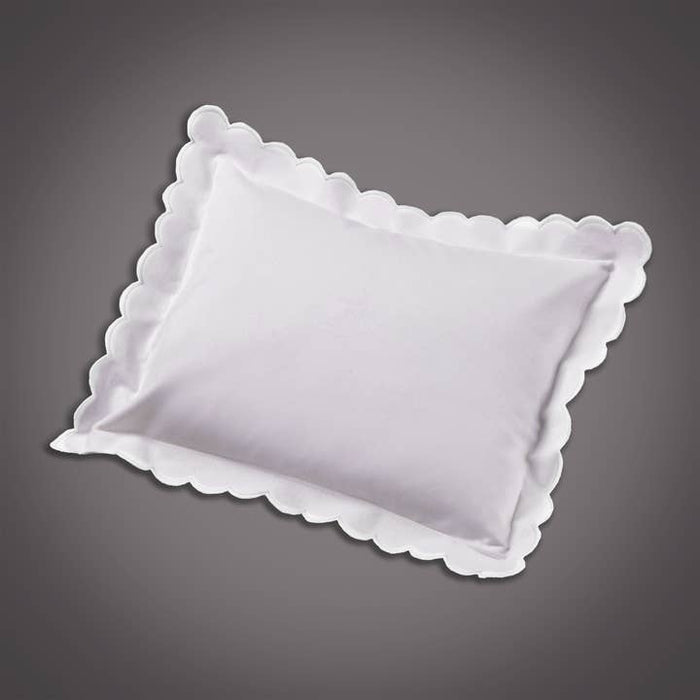 Edward Boutross Double Thick Scallop Petite Pillow and Insert | 10x14