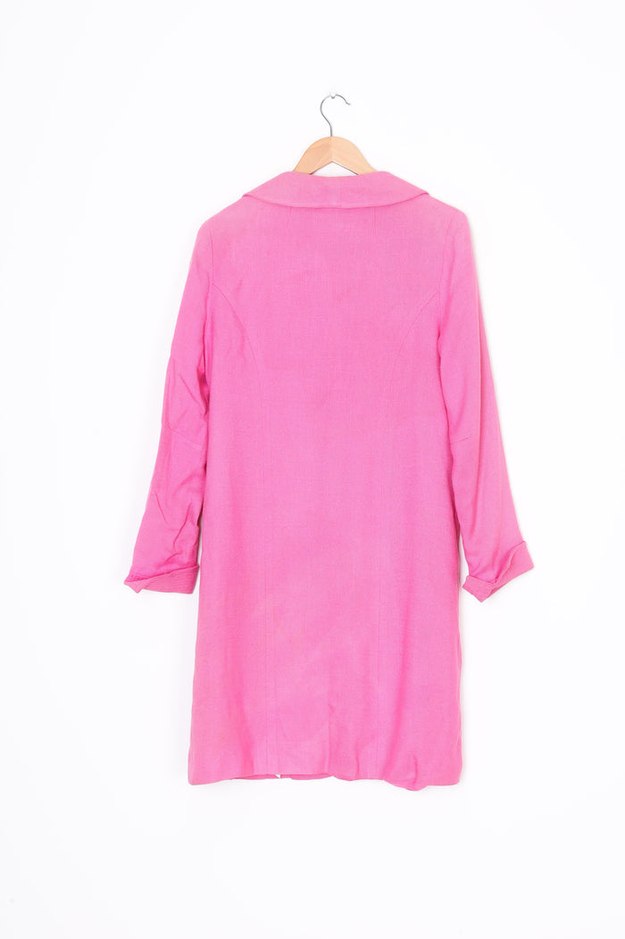 Fays Fashions - Vintage Womens Pink Coat Size M