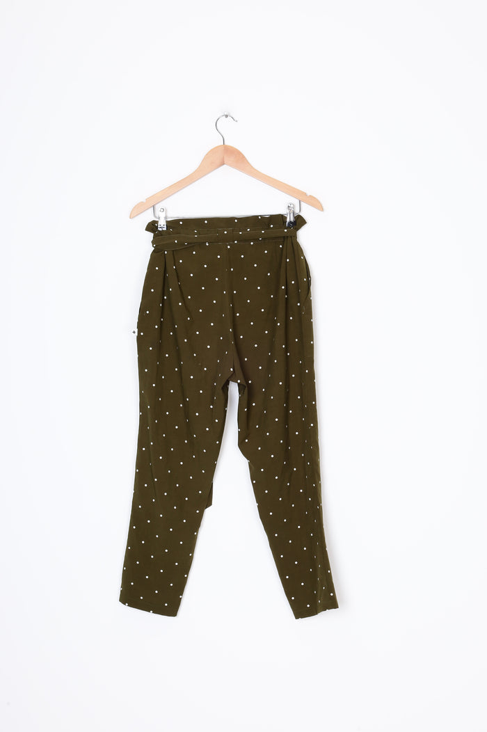 Federtaion Womens Green Pants Size 8