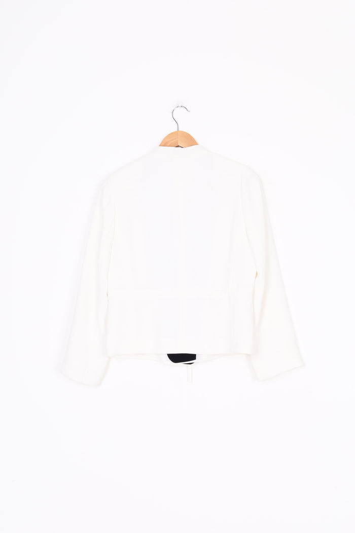 Fenn Wright Manson Womens White Jacket Size 12