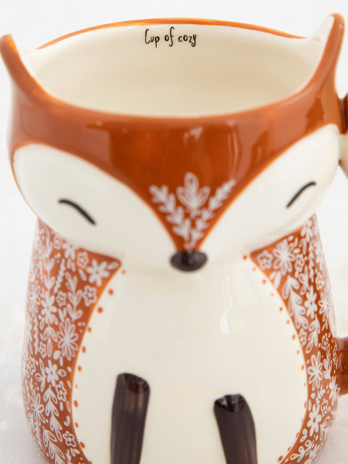 Folk Art Mug|Francis the Fox-view 5