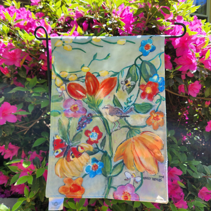 Garden Flags - Flowers Creatures