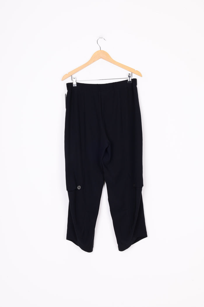 Jane Daniels Womens Black Pants Size 12