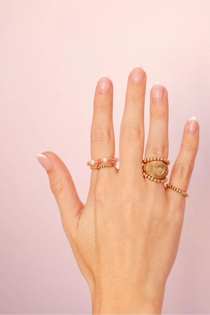 June Ring - Pink Pearl