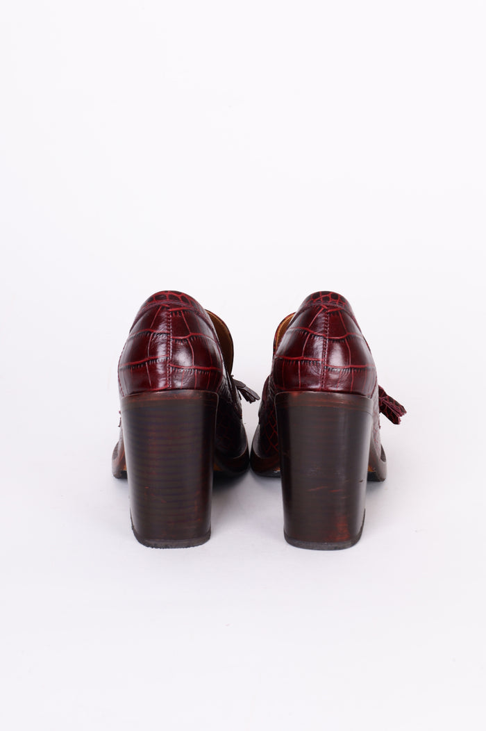 Karen Walker Womens Red Heels Size EU 38
