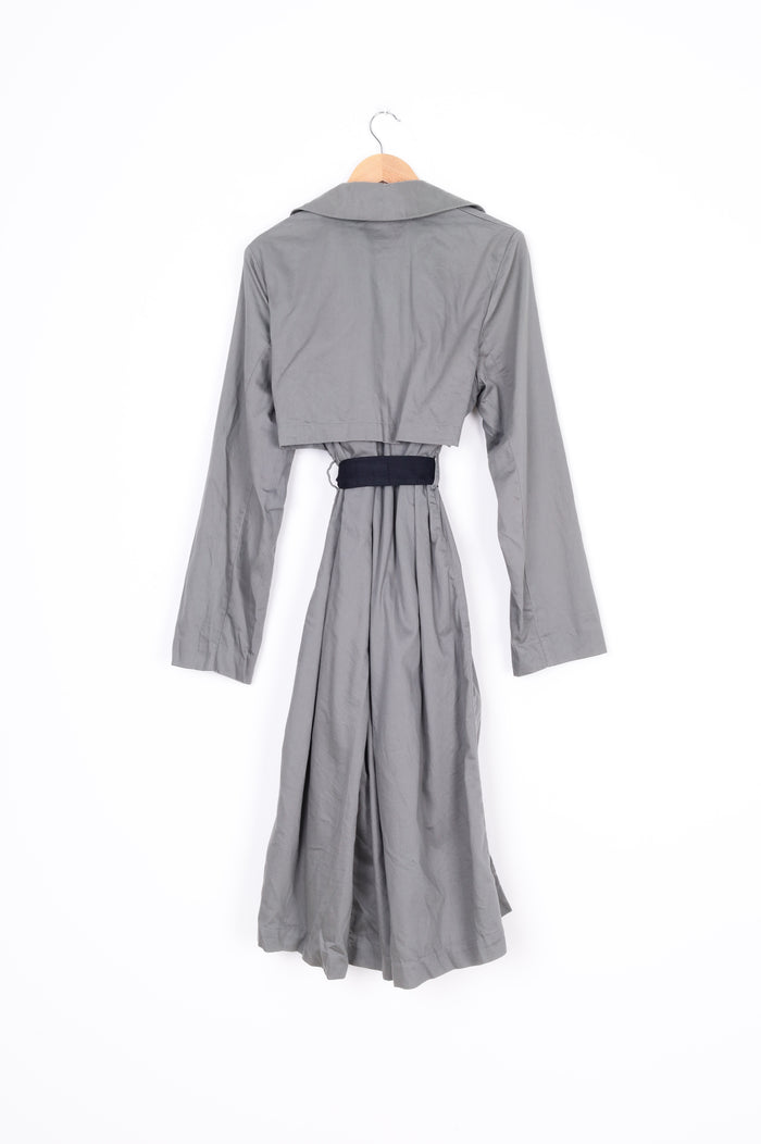 Kowtow Womens Grey Coat Size M