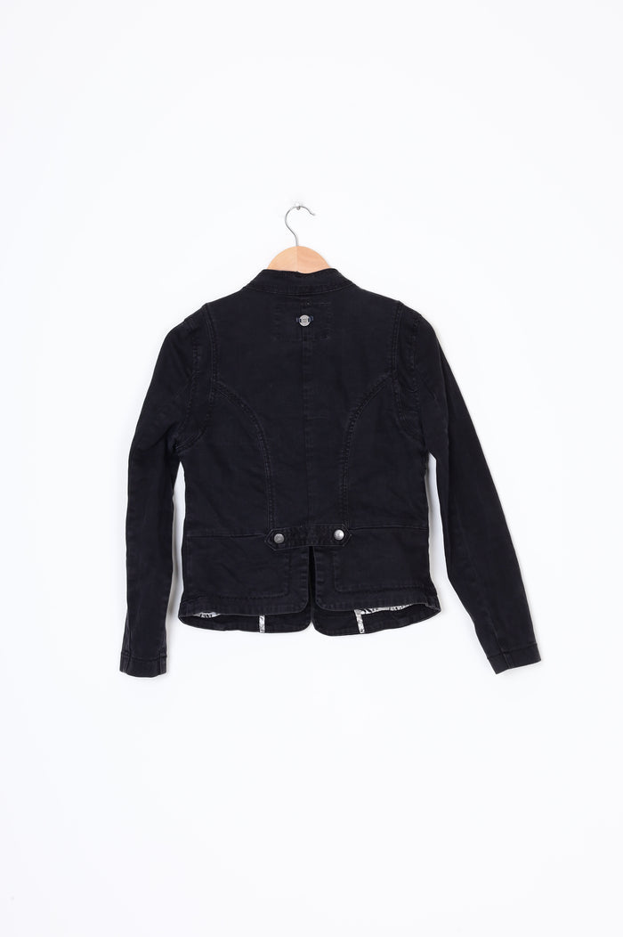 Loobies Story Womens Black Jacket Size 12