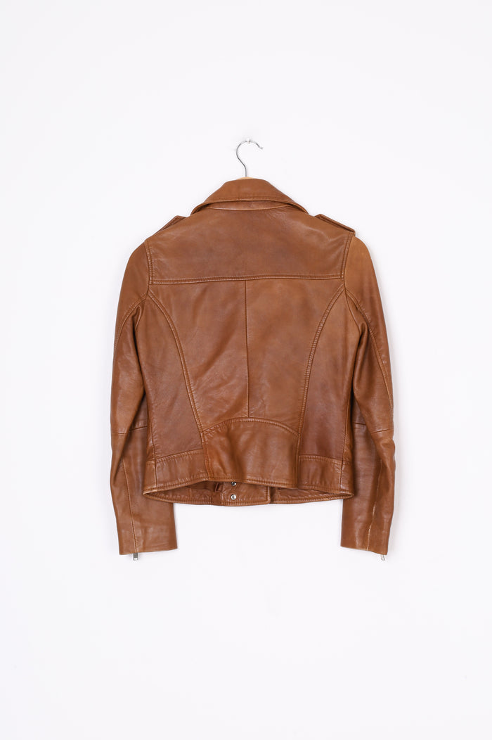 Mango Womens Brown Jacket Size XS