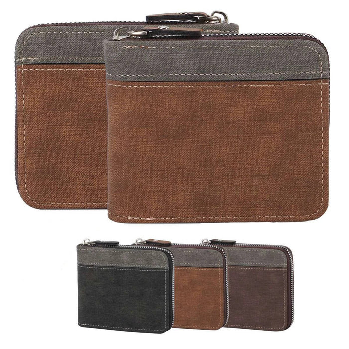 Mens RFID Blocking Leather Wallet