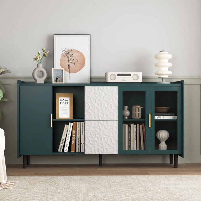 Modern Coffee Bar Cabinet with Storage