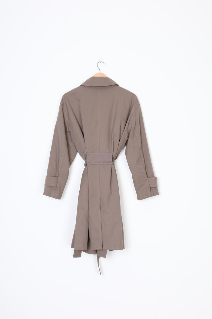 Sans Frontieres Womens Grey Coat Size 0