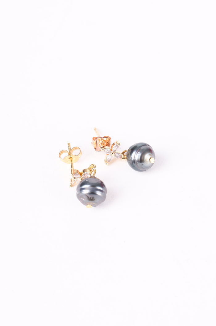 Shahana Womens Grey Earrings Size O/S