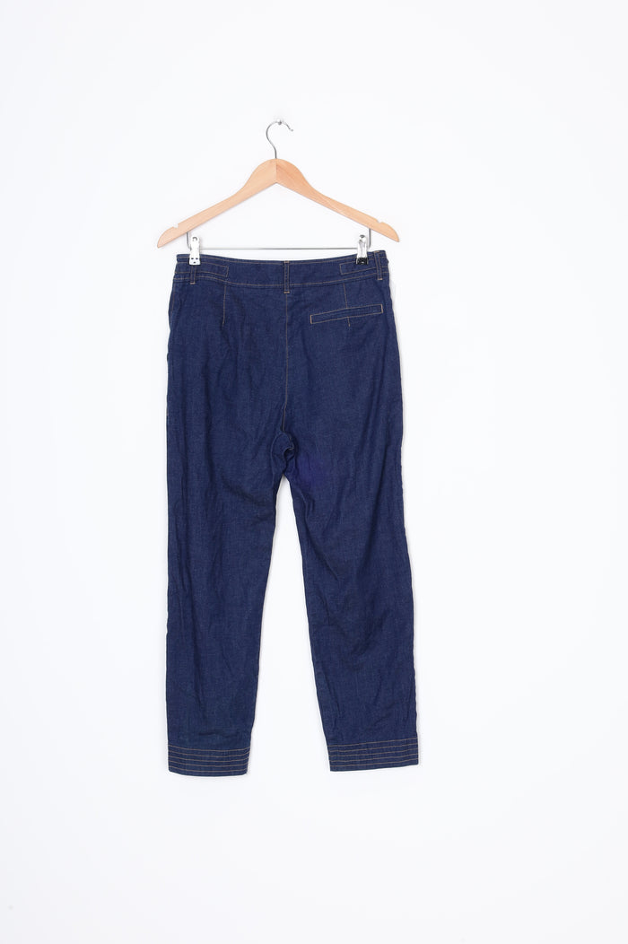 Sylvester by Kate Sylvester Womens Blue Pants Size M