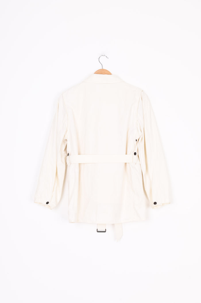 Uniqlo x Lemaire Womens White Coat Size M