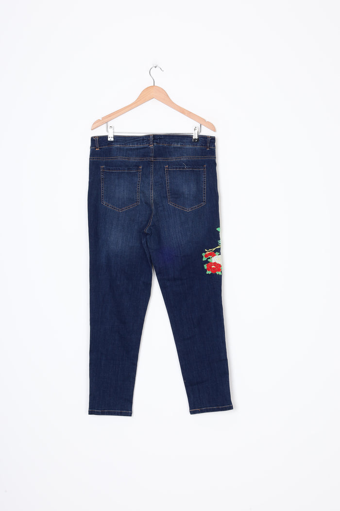 Virtuelle Womens Blue Jeans Size 14