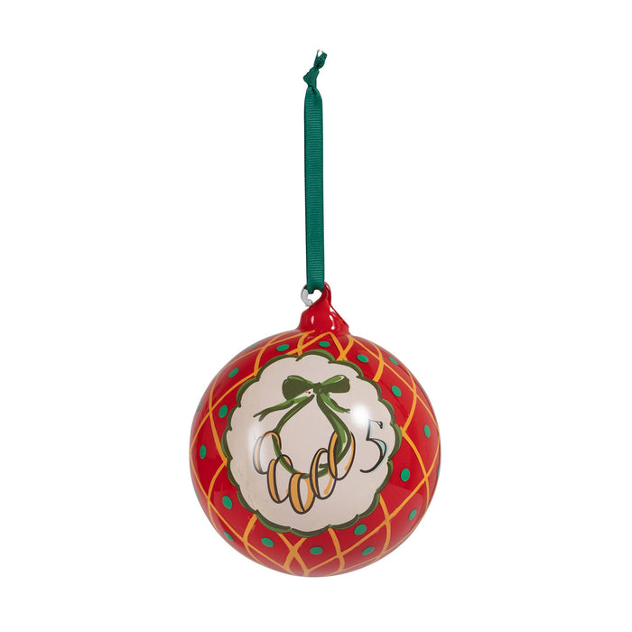12 Days of Christmas Glass Ball Ornament Set