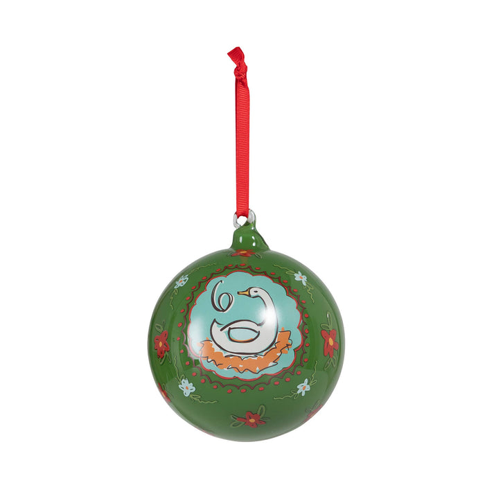 12 Days of Christmas Glass Ball Ornament Set