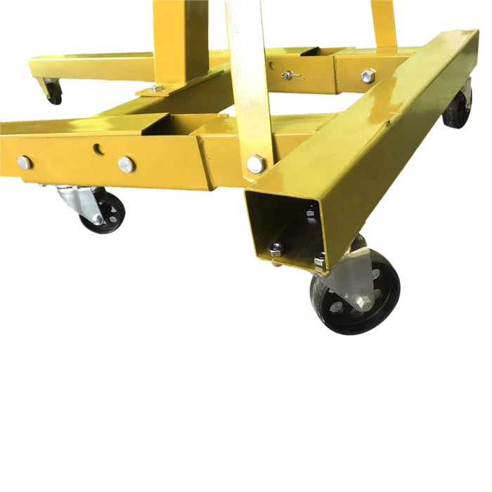 2 Ton Engine Hoist Cherry Picker Foldable Hydraulic Shop Crane Heavy Duty Lift for Garage Workshop