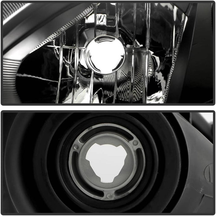2013-2015 Nissan Altima 4 Door Sedan Black Projector Headlights Lamps Pair