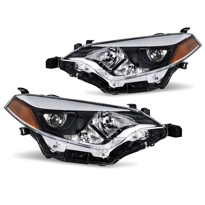 2014-2016 Toyota Corolla Factory Style Headlight Set, Complete Pair (Driver & Passenger Side)
