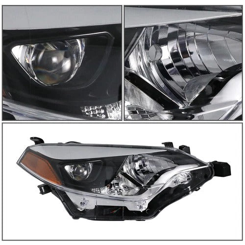 2014-2016 Toyota Corolla Factory Style Headlight Set, Complete Pair (Driver & Passenger Side)