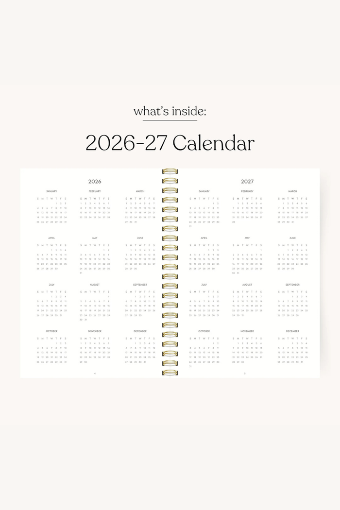 2026-2027 Academic Planner - Blue Stripes