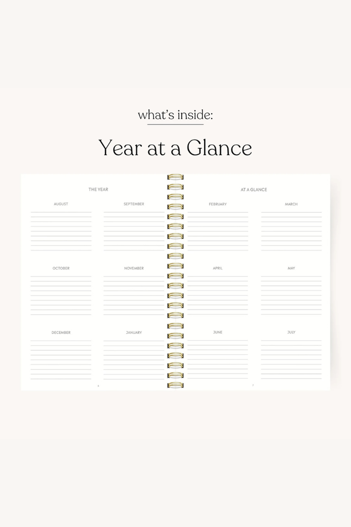 2026-2027 Academic Planner - Blue Stripes