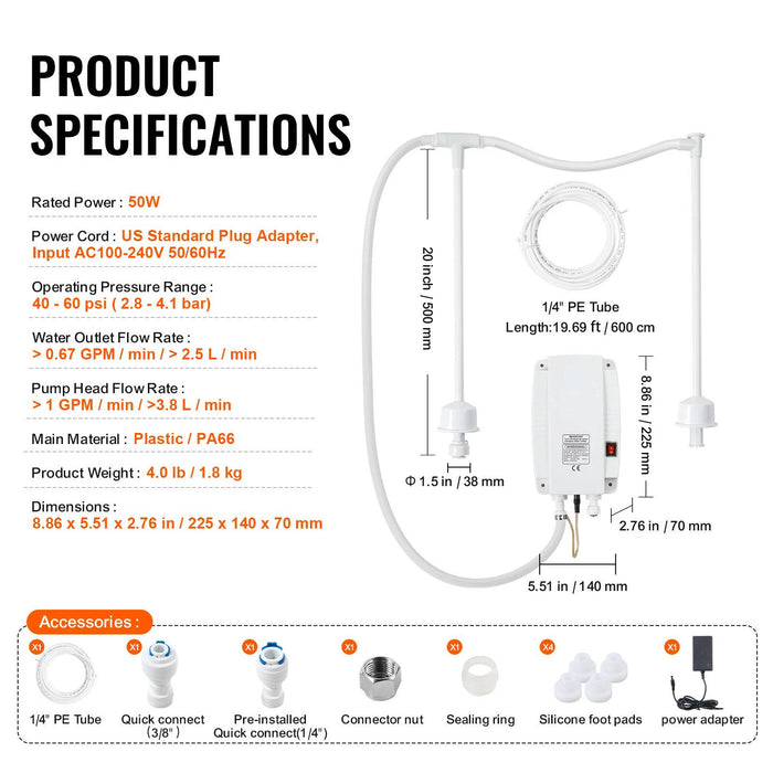 2x5 Gallon Bottled Water Dispenser Pump System