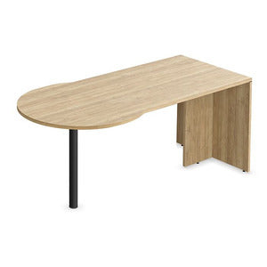 71 x 36 Conference Bullet Desk with Post Leg