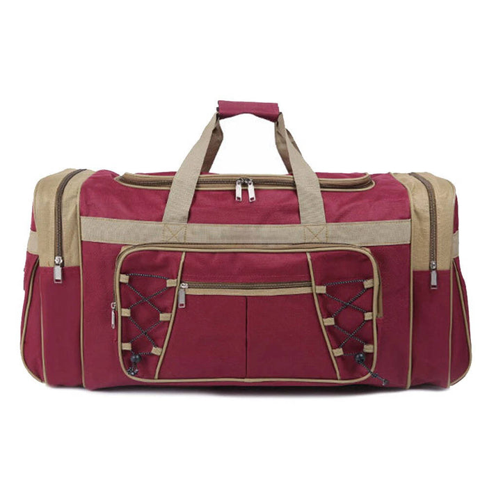 72L Large Duffle Bag For Men & Women: Foldable Travel Luggage, Water-Resistant Weekender Bag With Shoulder Strap