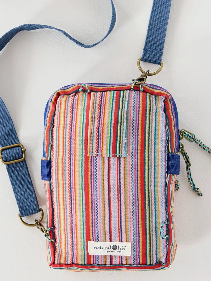 8-in-1 Pocket Crossbody - Desert Sol Stripes-view 5