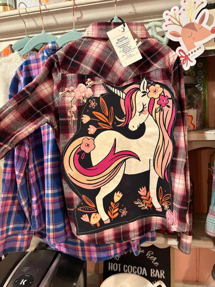 Unicorn Flannel