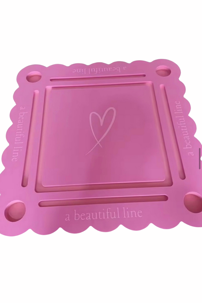 A Beautiful Line Mahjong Floating Mat - Pink - FINAL SALE