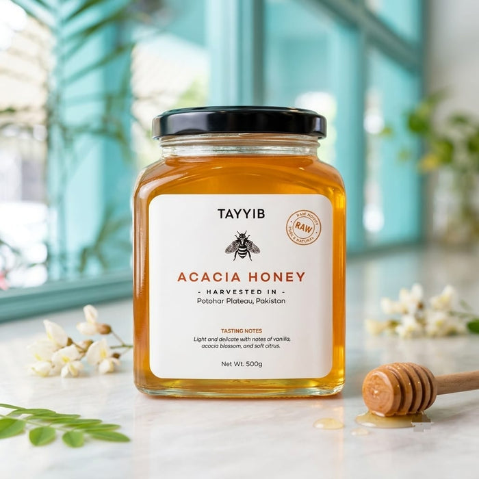 Acacia Honey 500g - Tayyib Store - Tayyib Foods - Lahore