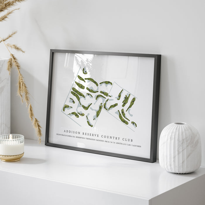 Addison Reserve Country Club | Golf Course Map | On Table