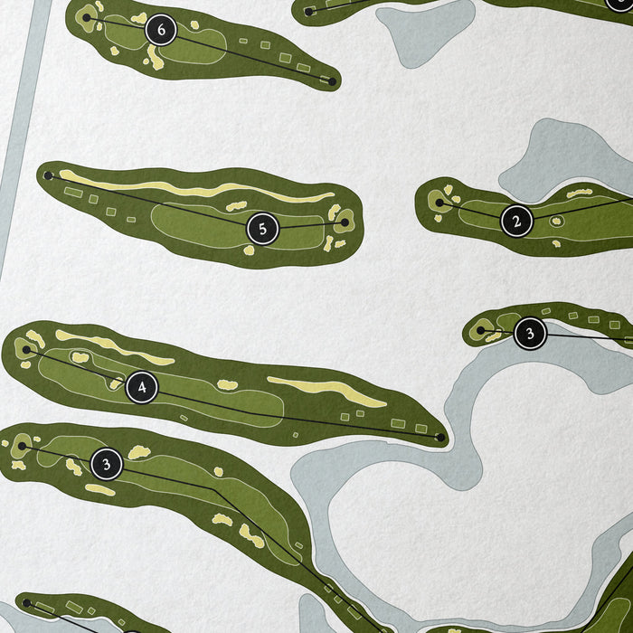 Addison Reserve Country Club | Golf Course Map | Close Up