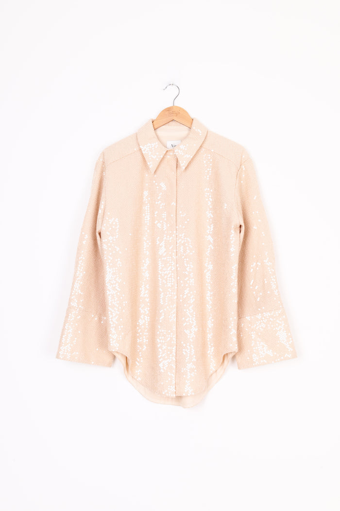 Aje Womens Cream Jacket Size 4