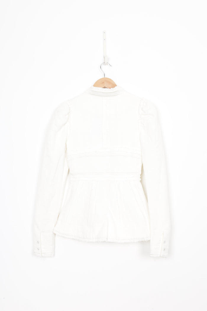 Aje Womens White Jacket Size 6