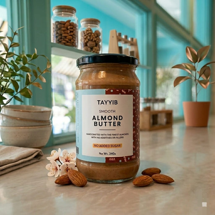 Almond Butter 340g - Tayyib Store - Tayyib Foods - Lahore