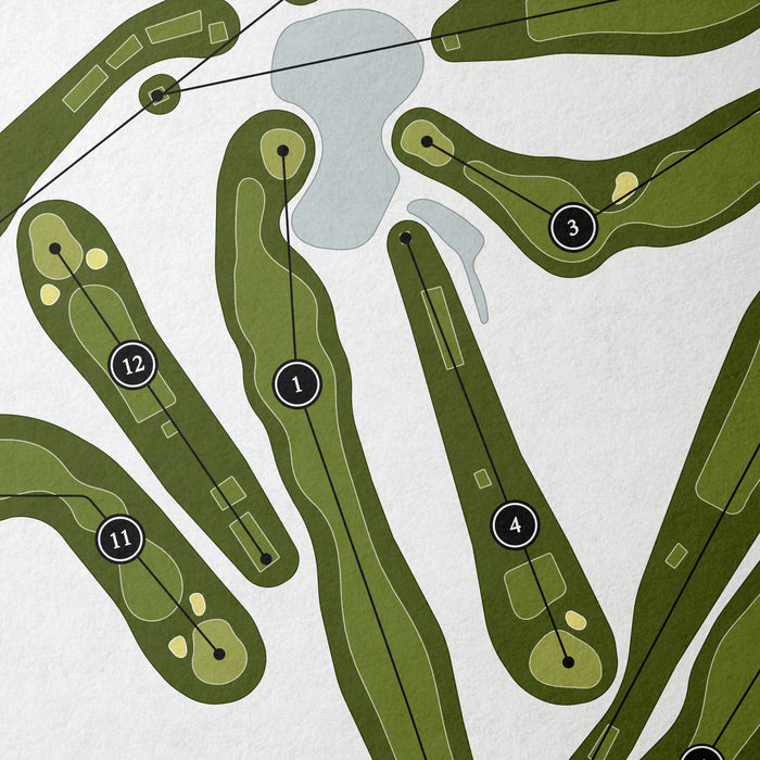 Ames Golf & Country Club | Golf Course Map | Close Up