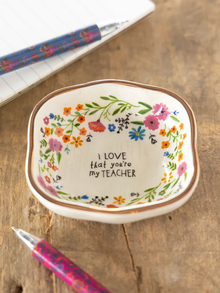 Antiqued Trinket Bowl - Teacher-view 1